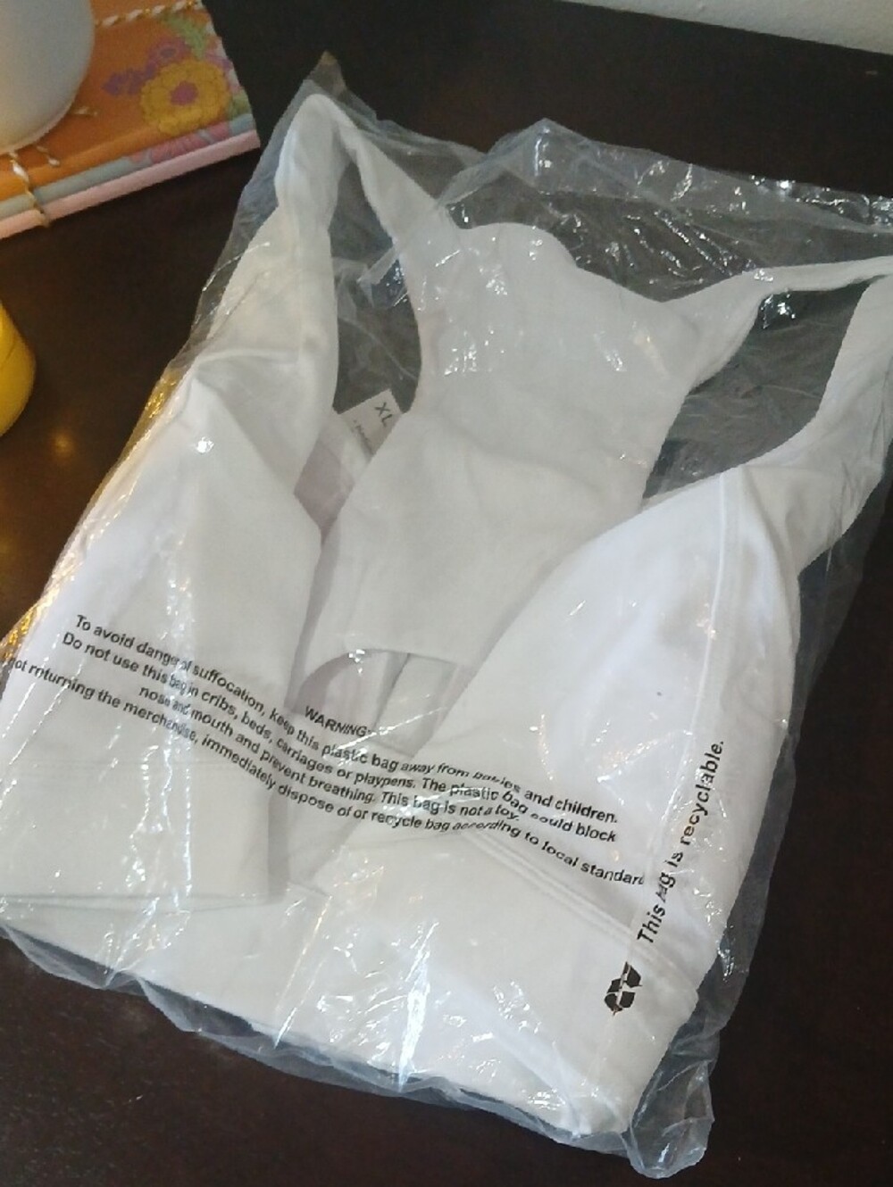 2 tek gear Zip-Front Workout Sports Bras. One Green And One White. - Picture 5 of 7